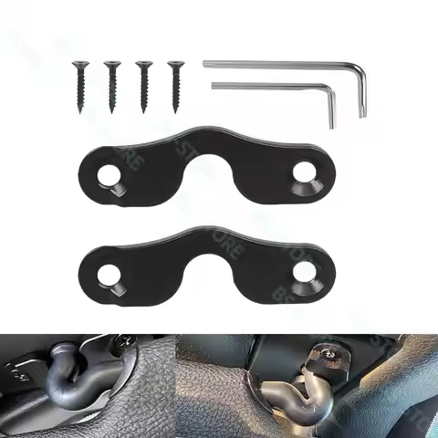 Upgraded Aluminum Alloy Sun Visor Repair Kit for Jeep, Veharvim Heavy Duty Sun Visor Clip For Jeep W