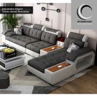 sofa minimalis kursi sofa l modern sofa Santai keluarga sofa tamu
