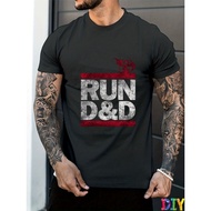D Fun Run Dmc Dungeons Pen And Paper Dragons Rpg Role Play Tv New Round Neck Blouse Crew Party Cheap Color 4Xl