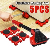 GD MALL 5Pcs Furniture Transport Roller Set Removal Lifting Moving Handling Tool Heavy Move House