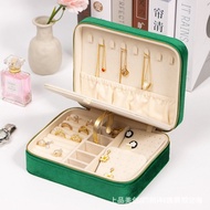 Jewelry Box Beauty Creative Storage Box Earrings Large-Capacity Jewelry Box Household Flannel Storag