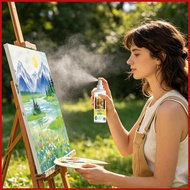 Art Fixative Spray 120ml Paint Protectant Pencil Drawings Fixative Spray for Painting Crafts Art Wal