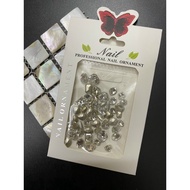 Foot kicks in 7 colors mixed bag of 100 pieces - block ice