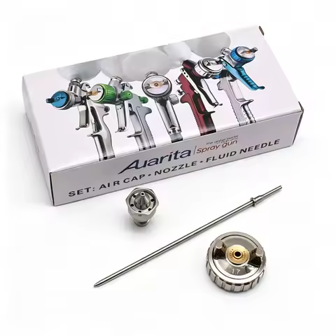 1.7mm Nozzle kit For Auarita MP-500 Pneumatic Spray Gun LVLP Car Paint Sprayer Pistola