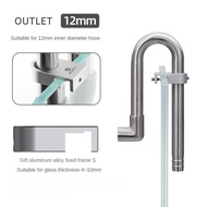 Mini Stainless Steel Inlet And Outlet Pipe Microporous Anti Suction Filtration Water Inlet Pipe Aqua