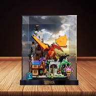 Transparent Transparent Display Cabinet Suitable for Lego IDEAS Series 21348 Dungeons and Dragons: T