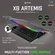NYK Nemesis X8 Artemis Cooling Pad NYK Artemis X8 RGB Cooling Pad with Official Warranty