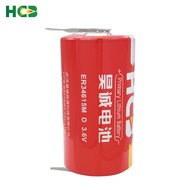 HCB ER34615M With Solder Pins 3.6V Primary Lithium Battery for Asset Tracking RFID NB-IoT Smart Mete