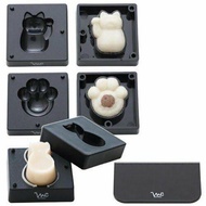 พิมพ์วากาชิ เซ็ทลายแมว Wagashi mold - cat paw set (แม่พิมพ์ 3 ชิ้นในกล่อง)