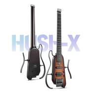 DONNER HUSH-X  Ultralight Electric Guitar Professional Rock Beginner Headless Travel Guitar Detachab