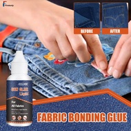 EELHOE Fabric Glue/Permanent Fabric Glue/Waterproof Clothes Repair Glue/Washable Iron Adhesive