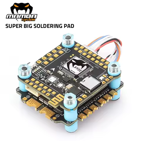 DIATONE MAMBA MK4 F722 Flight Controller ICM42688P W/ BLHeli_32 F55 / F65_128K 4in1 ESC Dshot 300/60