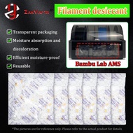 AMS Filament desiccant bambulab P1s X1c P1P X1 ams filament Dehumidifier Orange and white transparen