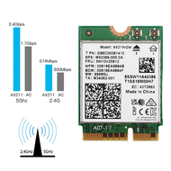 (ETPD) 4X AX211NGW WiFi 6E M.2 Key E CNVio2 Dual Band 2.4Ghz/5Ghz Wireless Network Card 802.11Ac Blu