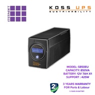 KOSS S850EU 850VA SYLION TOUCH SCREEN UPS *WITH POWER MANAGEMENT SOFTWARE * UNINTERRUPTIBLE POWER SU