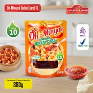 [HALAL] OH CHILI OIL WITH FLAVOR Level 10 - Spicy Chili Oil Condiment 250g | Relaxed Spicy Chili Oil