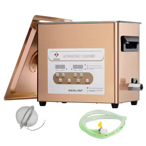 6.5L Ultrasonic Cleaner, 40kHz Ultrasonic Bath, Cleaning Machine For Jewellery Dental Motorbike Carb