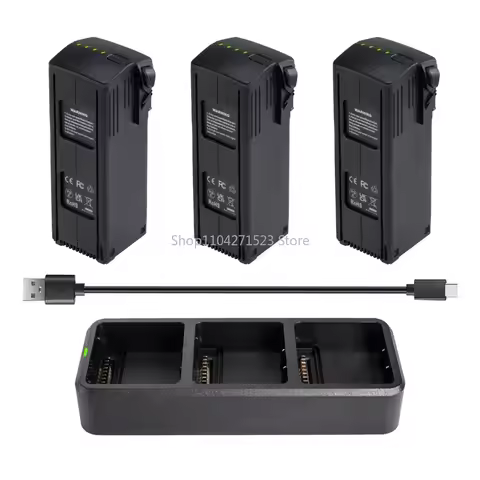 Drone Battery Kit for DJI Mavic 3 Pro Replacement Batteries Charger Compatible with For Mavic 3 Clas