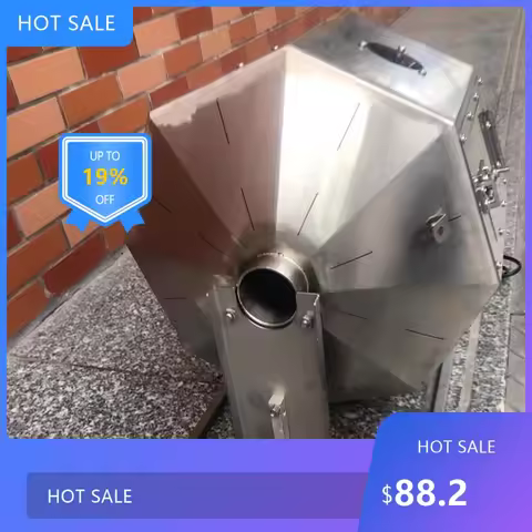 072909826 Electric Coffee Bean Roaster 14.5L Capacity 110V/220V Gas Direct Fire Nuts Grain Soy Bean 