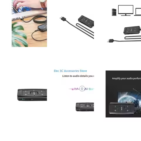 Y51A USB Sound Card Virtual 7.1 Surround Sound USB to 3.5mm Auditory Adapter Cable