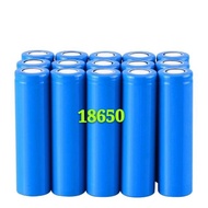 Battery Rechargeable Li-Ion 18650 Lithium Battery Flat Top Button Top Lithium Li-Ion Charge Battery