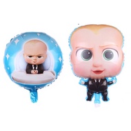 READY STOCK - 18” Baby Boss Foil Balloon The Boss Baby Theme Birthday Decoration party decoration