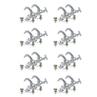 16X Aluminum Fold Clamp Hooks Stage Light Fold Hanging Hook Loading 150Kg 42-61mm Truss Tube 230W 7R