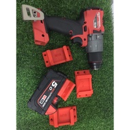 Milwaukee M18 Battery holder (Wall Mounted)