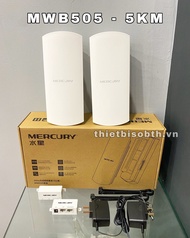 BỘT HU PHÁT WIFI KHÔNG DÂY NGOÀI TRỜI  MERCURY  MWB505 5KM DÙNG CHO CAMERA KÉO MẠNG