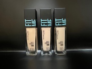 maybelline媚比琳 FIT ME 反孔特霧粉底液 全新升級PRO版 #110 #112 #109 30ml