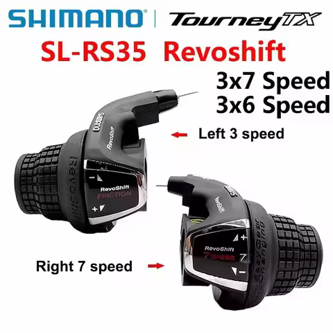 Shimano Tourney SL RS35 Revoshift grip bike Twist Shifter lever 3*6s 3*7s 18S 21s bicycle Comb with 