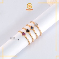 Love Gold Ring 6K and 8K Gold CK 535 by galeri fashion