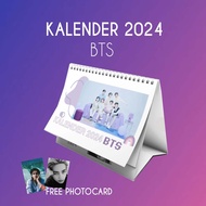 2024 BTS Calendar - Free Photocard BTS