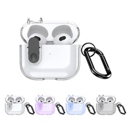 DUX DUCIS｜Apple 蘋果 AirPods 3 冰晶保護套 保護殼 防摔殼 透明殼 透色殼 按鈕卡扣