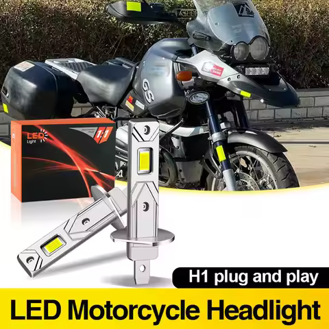2PCS Motorcycle LED Headlight Bulb High/Low H1 9600LM For BMW R 1150 GS ABS - Cruising Enduro 1999 2