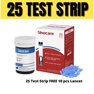 HARGA LELONG ‼️ TEST STRIP SINOCARE COFOE SANNUO GA-3 test gula kertas cek kencing manis gula dalam 