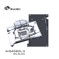 Bykski N-IG4060L-X GPU Water Block Use for Colorful RTX 4060 Meow / Ultra W OC 8GB Video Card Coolin