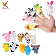 Satu Keluarga Boneka Jari M8 Mainan Anak Bayi Finger Puppet Mainan Edukasi Boneka Tangan Karakter