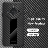 Casing for Huawei Honor X9c Smart 5G HonorX9cSmart Phone Case Leather Acrylic Carbon Fiber Soft Sili