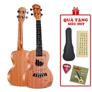 Ukulele Concert - Attractive Gift - Ukulele 23 Premium Mahogany Wooden Ic - Hello Kitty Cat