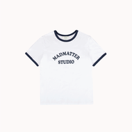 Madmatter -  Ringer Tee เสื้อยืด คอกลม วินเทจ