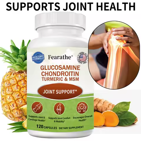 Glucosamine Chondroitin MSM - Joint Support Supplement for Men and Women, Joint Comfort and Flexibil