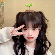 Handmade DIY Braided Cute Fresh Three-dimensional Grass Sprout Hair Clip BB Clip Hair Clip