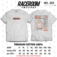 RACEROOM White T-Shirt No Biased Cotton100 Recaro-263