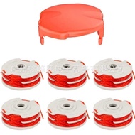 Suitable for FLYMO FLY021/FLY60 Spool Nylon Grass Rope Cover 6 Spools+1 Cover