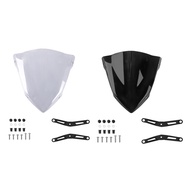 L1Motorcycle Windscreen Windshield Deflector with Bracket for MT03 MT 03 MT25 MT 25 2020 2021