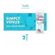 Gillette Simply Venus Basic Razor Women's Shaver 2pcs