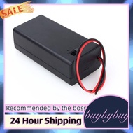 9V Volt PP3 Battery Clip Holder Box Connector Case+Wire Lead Power Switch B