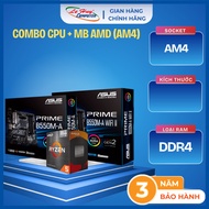 Combo Gear PC AMD CPU 5600G Box CH + MB ASUS Prime B550M-A/ Prime B550M-A WIFI II - Genuine Product