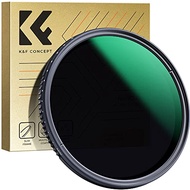 K&F Concept 62mm Variable Neutral Density Lens Filter ND8-ND2000 (3-11stop) Waterproof Adjustable ND